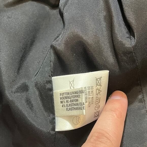 Escada Womens Wool Blend Blazer Black Size 40 US 10 Workwear Office - Picture 5 of 10